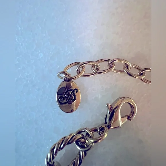 Sea Stars Rhinestones Bronze Necklace - Picture 7 of 8